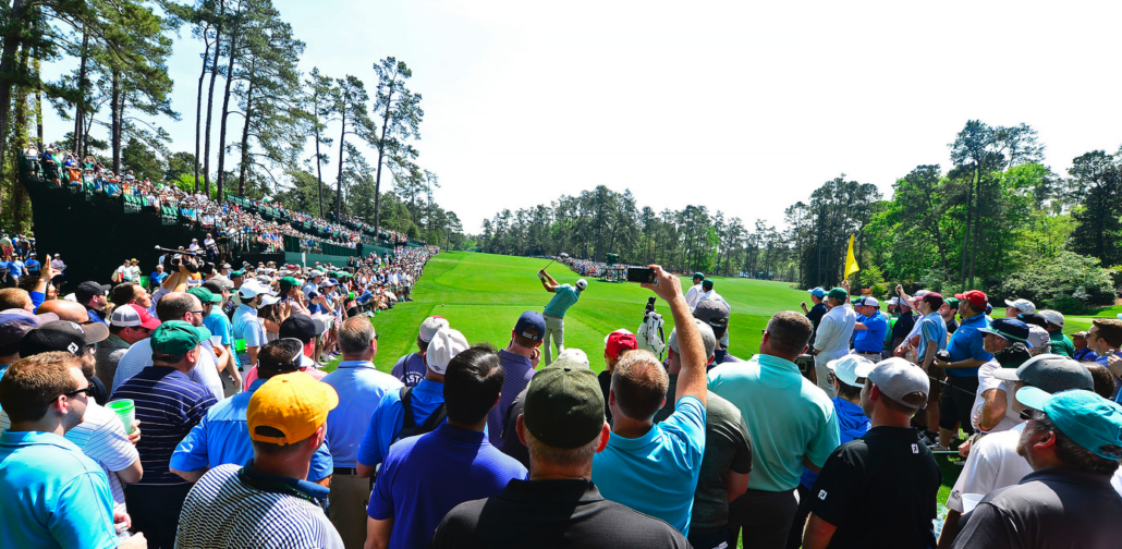 Dustin Johnson at Augusta