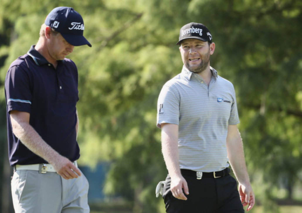 Justin Harding and Branden Grace