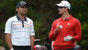 Jason Day and Adam Scott