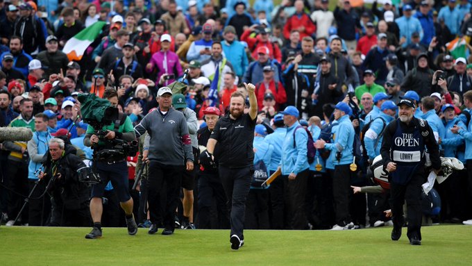 Shane Lowry at The Open