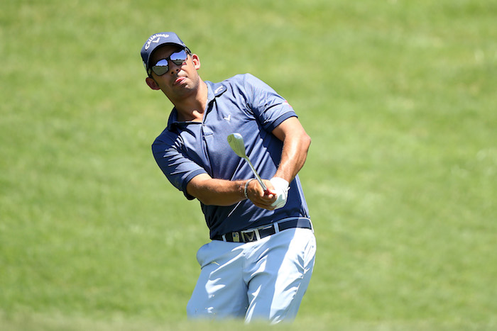 Pablo Larrazabal of Spain in action