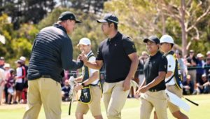 Ernie Els and Hideki Matsuyama