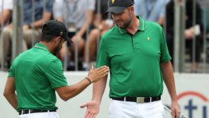 Internationals team Abraham Ancer and Marc Leishman