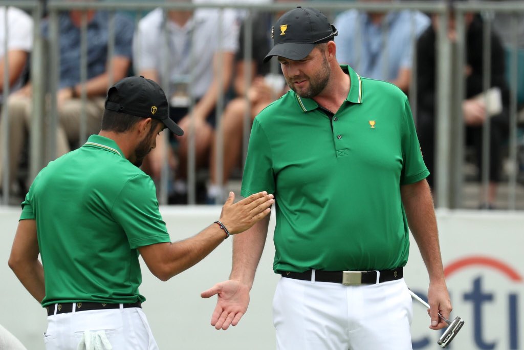 Internationals team Abraham Ancer and Marc Leishman