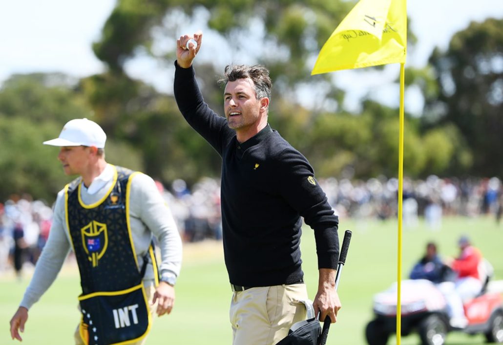 Adam Scott playing Presidents Cup