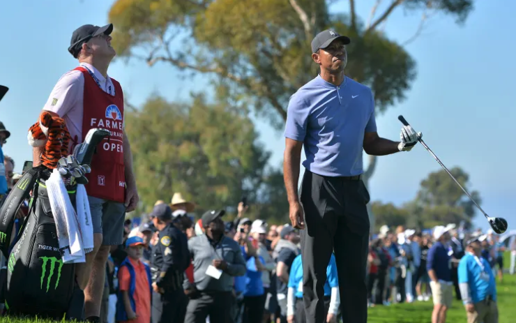 Tiger Woods at Torrey Pines