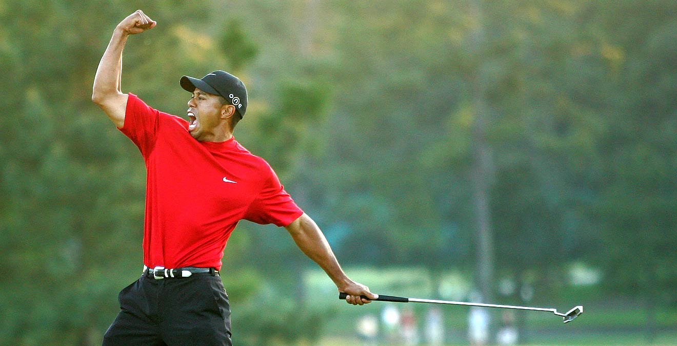 Watch: Tiger Woods' famous 2005 chip-in at the Masters