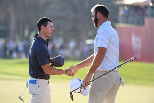 Rory McIlroy and Dustin Johnson