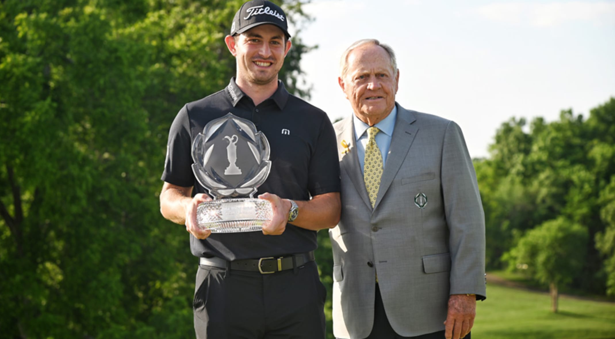 Patrick Cantlay and Jack Nicklaus