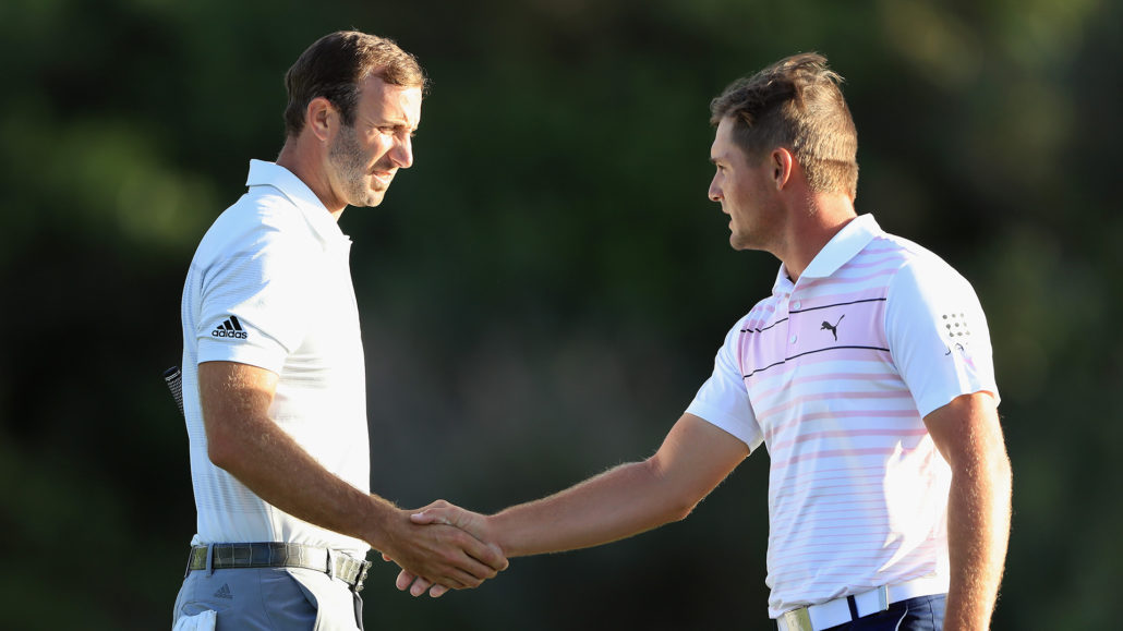 Dustin Johnson and Bryson DeChambeau