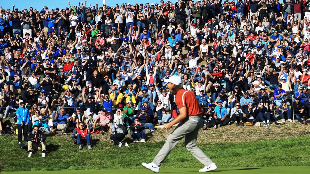 Tommy Fleetwood at the 2018 Ryder Cup