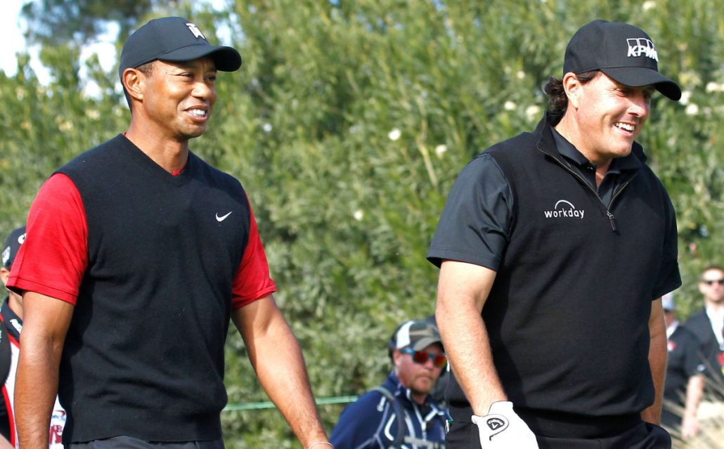 Woods, Mickelson named in PGA Championship field