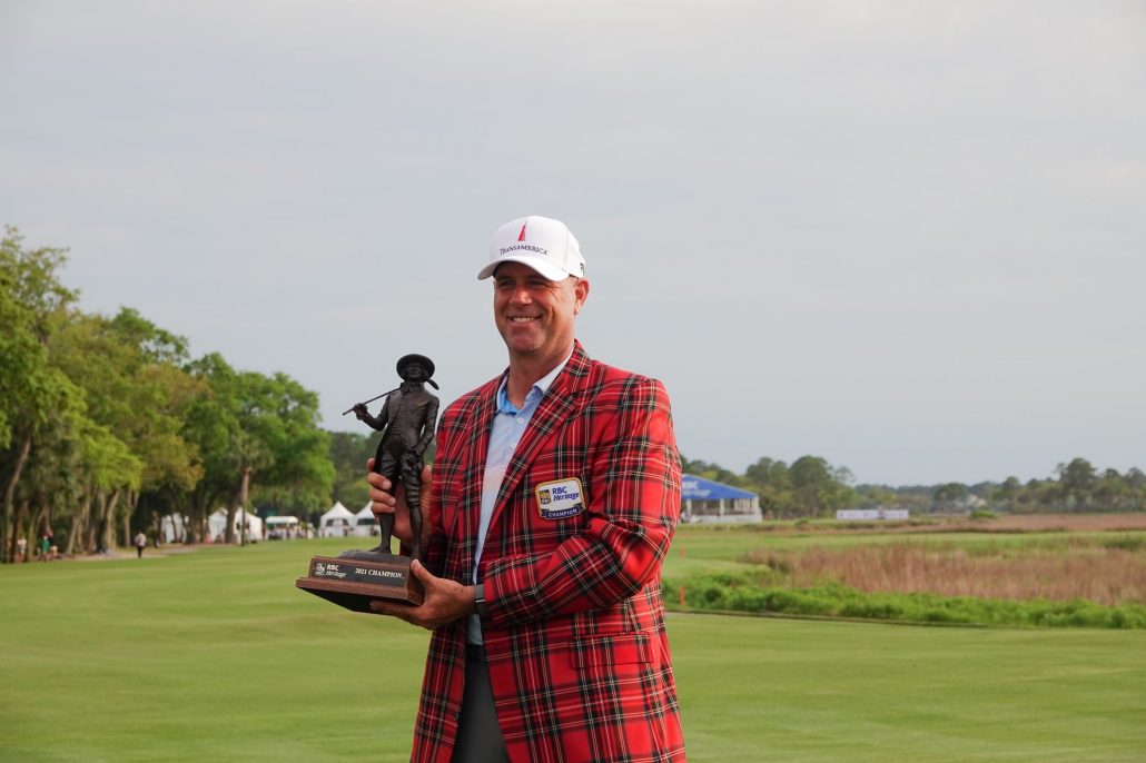 Stewart Cink wins third RBC Heritage title