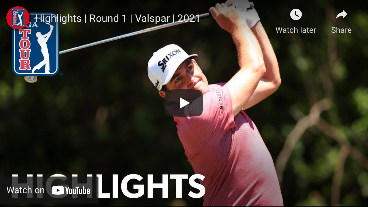 Highlights Valspar Championship (Round 1)
