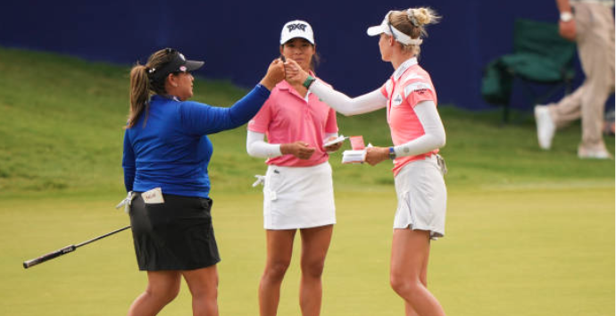 Salas, Nelly Korda share 54-hole lead at Women's PGA