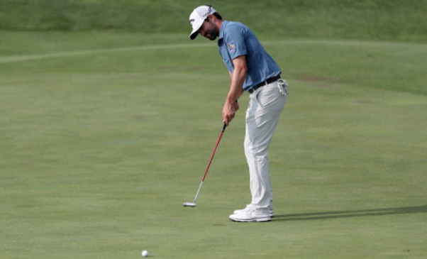Canada's Hadwin cruises to 65 to take share of lead at 3M Open