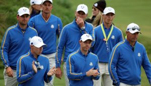 Dejected Europe Ryder Cup