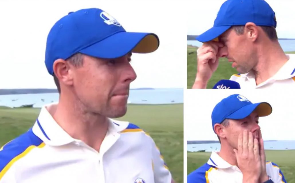 Rory McIlroy tearful Ryder Cup