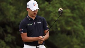 Si Woo Kim 3-wood