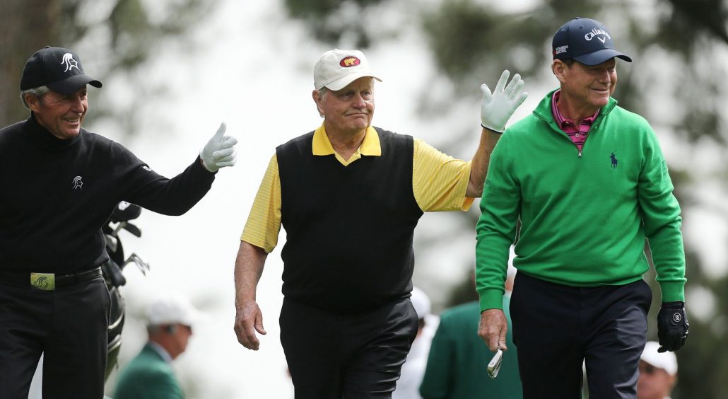 Gary Player, Jack Nicklaus, Tom Watson