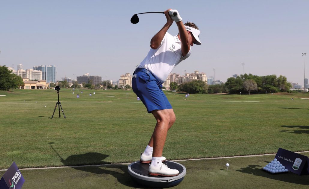 Ian Poulter practice UAE