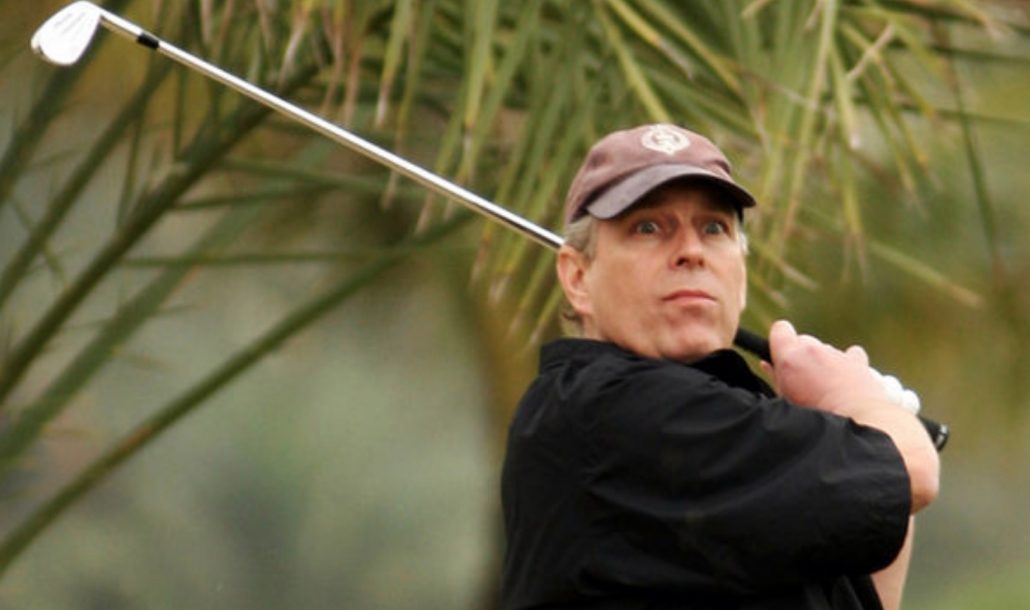 Prince Andrew golf