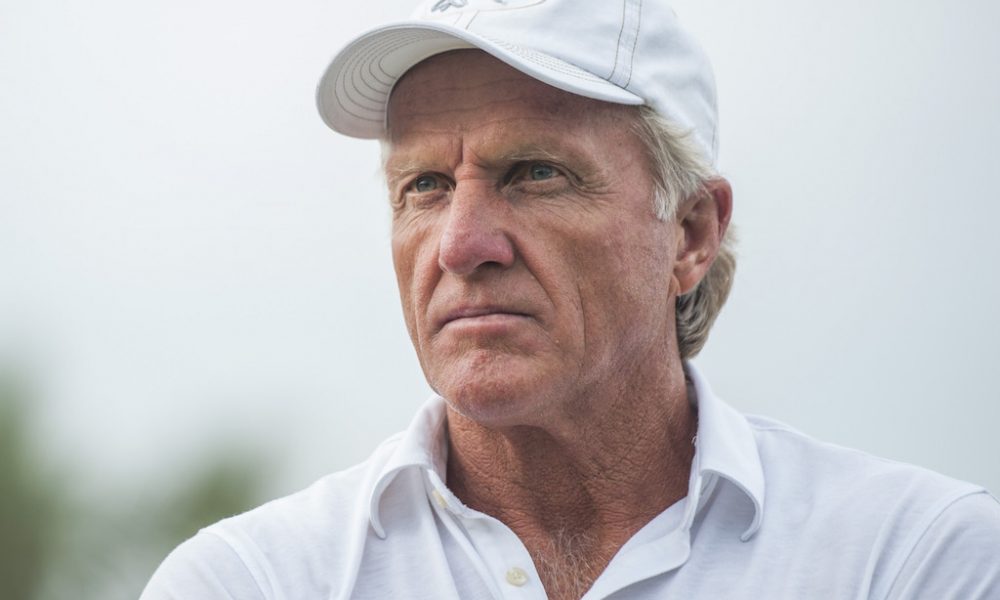 Greg Norman pensive