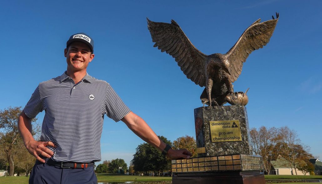 Wilco Nienaber Dimension Data Pro-Am trophy 2021