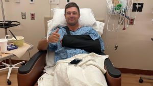 Bryson DeChambeau hospital wrist surgery