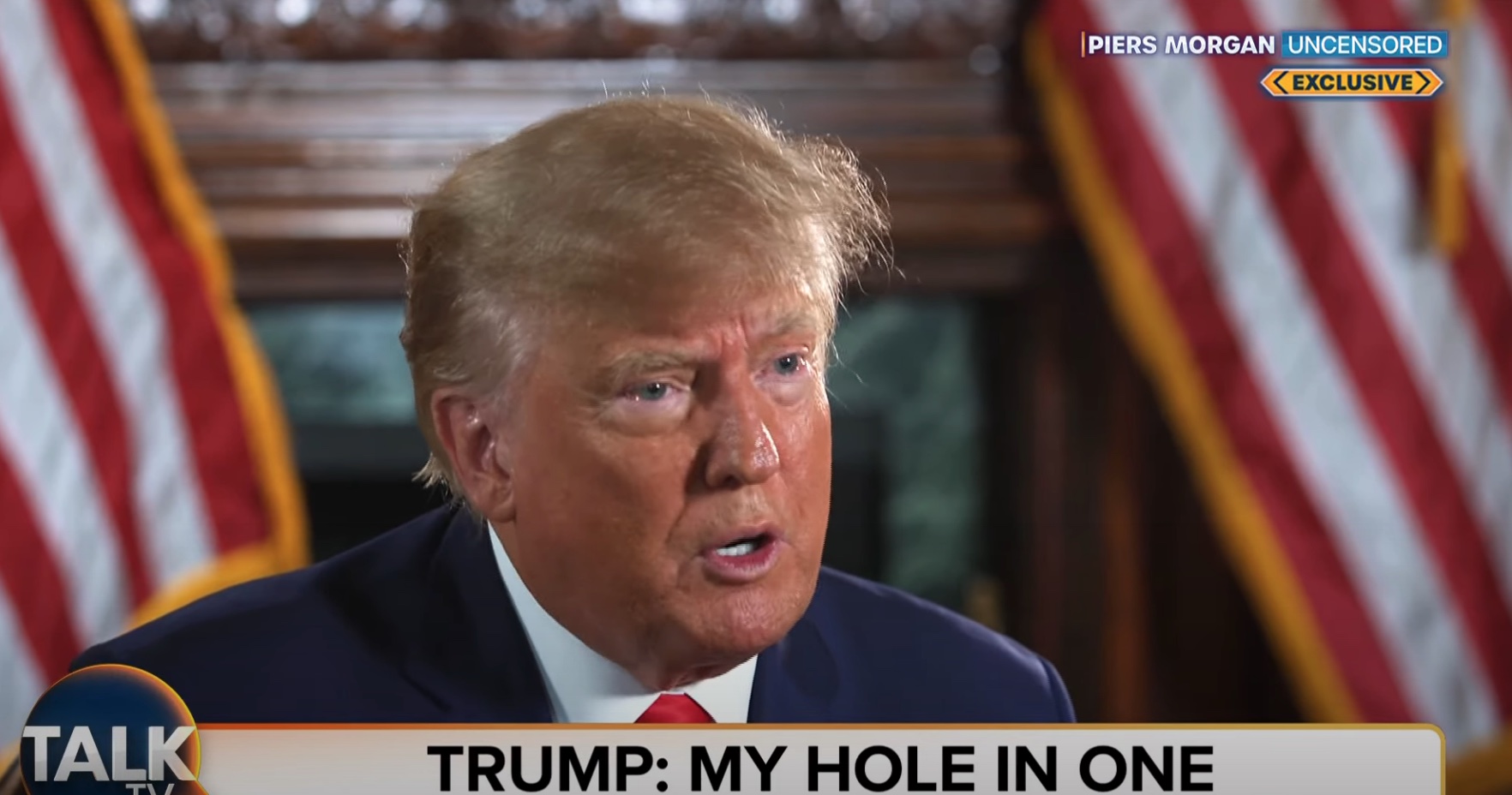 Donald Trump Piers Morgan hole in one