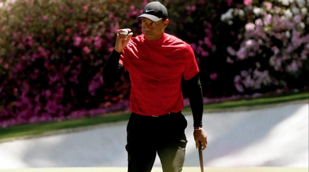 Tiger Woods Masters 10 April 2022