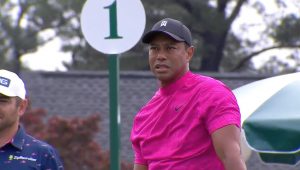 Tiger Woods Masters 1st video