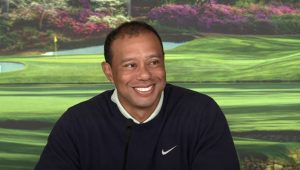 Tiger Woods press conference 5 April 2022