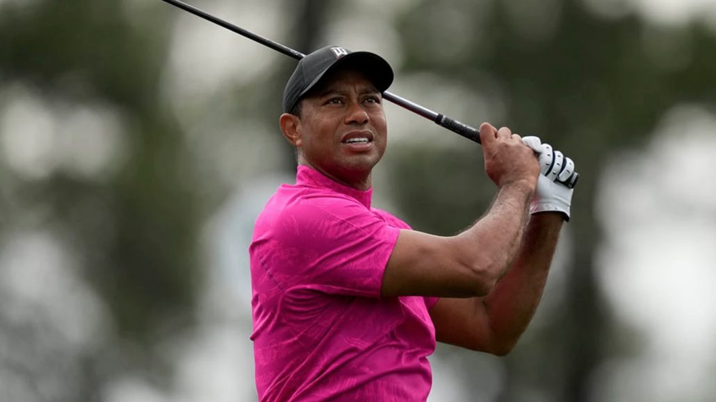 Tiger Woods swing The Masters