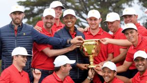 US Presidents Cup celebrate