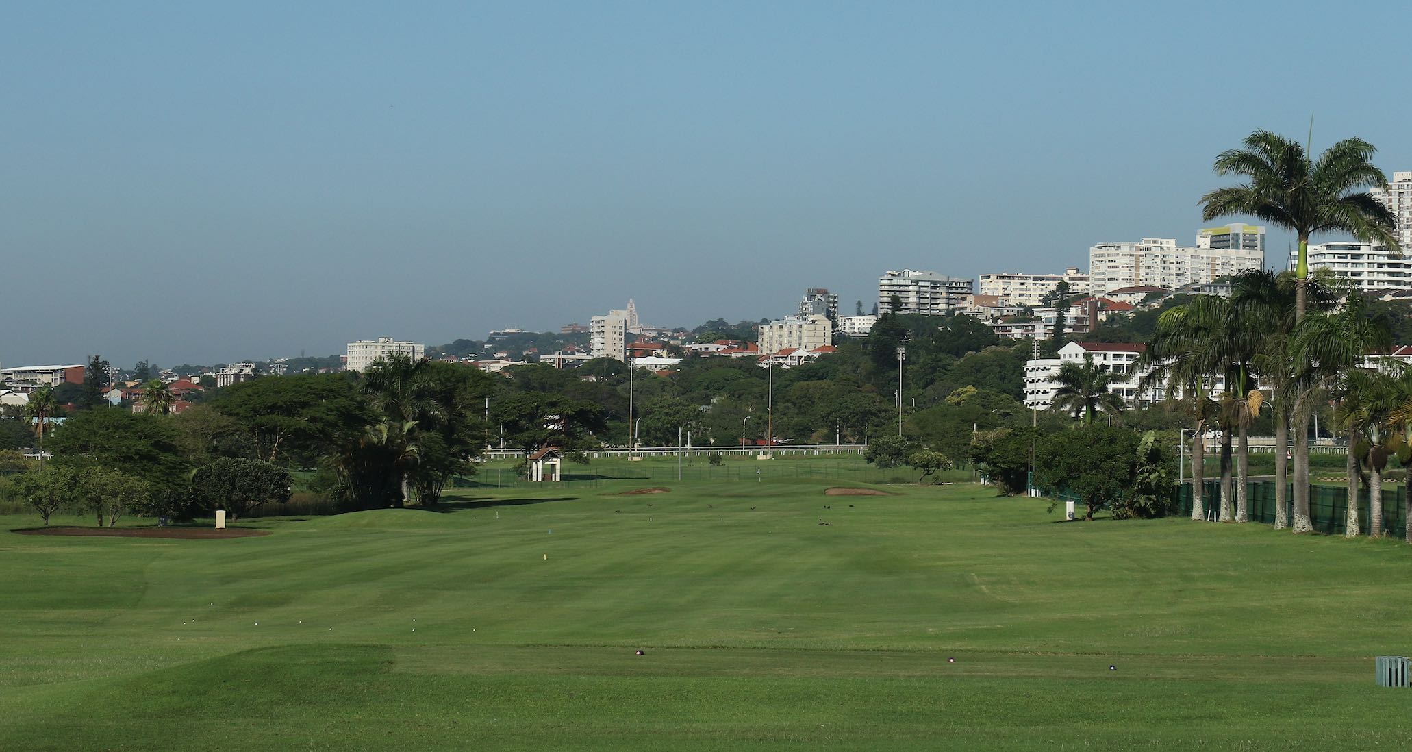 1st hole Royal Durban Golf Club