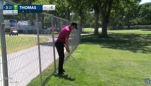 Fence Justin Thomas salvages par