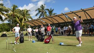 Paul Lawrie golf clinic