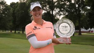 Jennifer Kupcho Meijer LPGA Classic trophy 2022