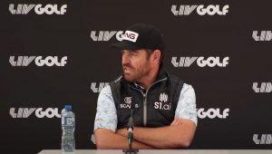 Louis Oosthuizen LIV press conference