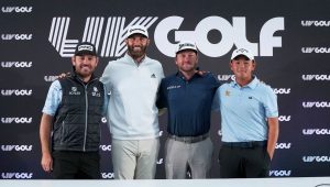 Louis Oosthuizen co LIV Golf presser