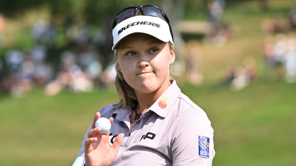 Brooke Henderson Evian 23 July 2022