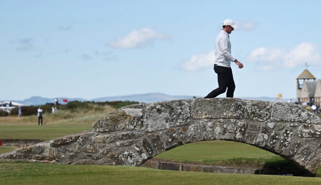 Rory McIlroy Swilcan Bridge 2022