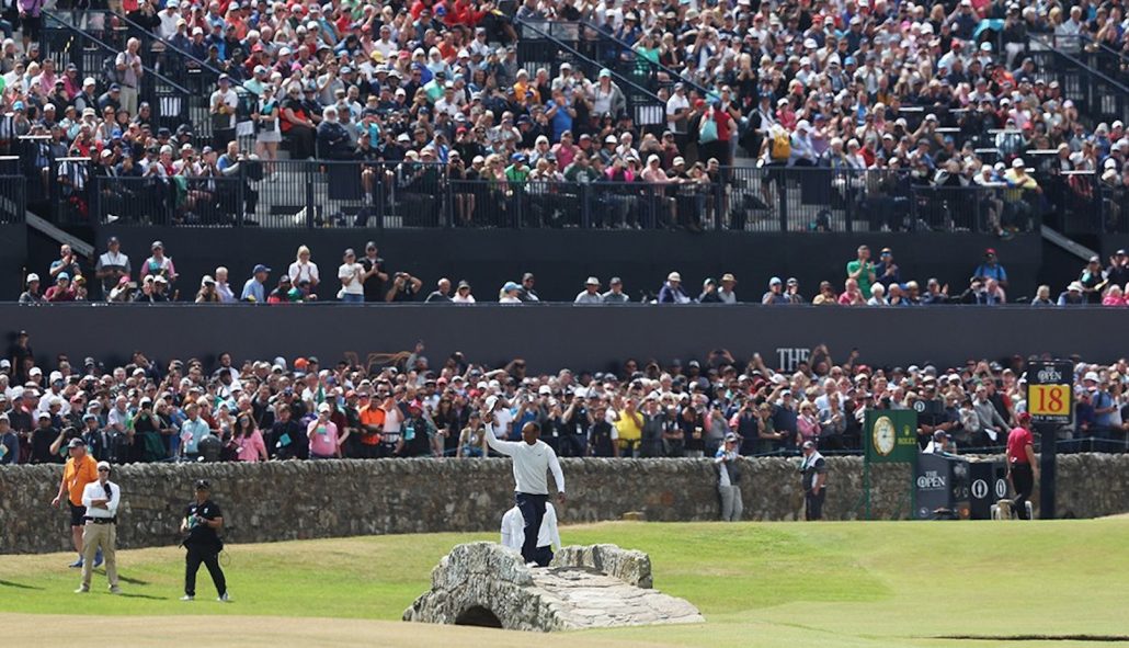 Tiger Woods Open crowd 15 July 2022