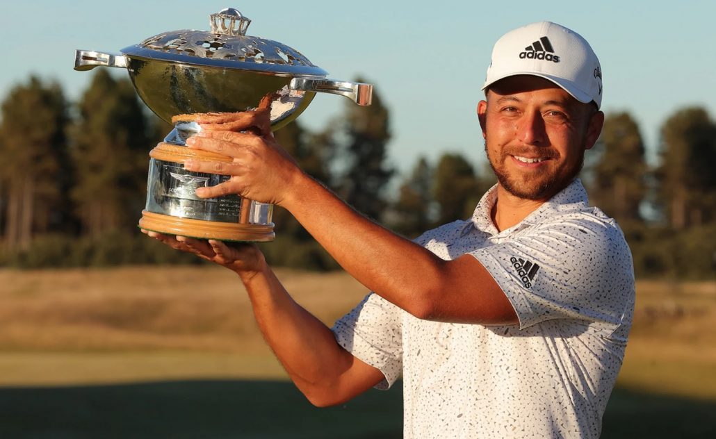 Xander Schauffele Scottish Open trophy 2022