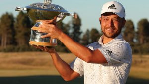 Xander Schauffele Scottish Open trophy 2022