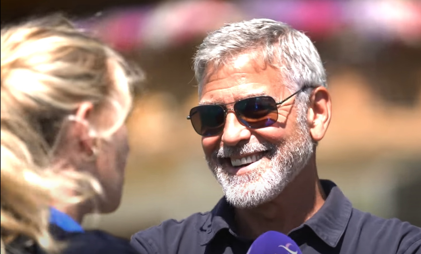 George Clooney talks golf