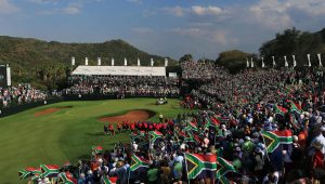 Nedbank Golf Challenge fans flags