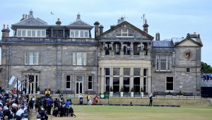 Paul Lawrie Hole 1 St Andrews 2022