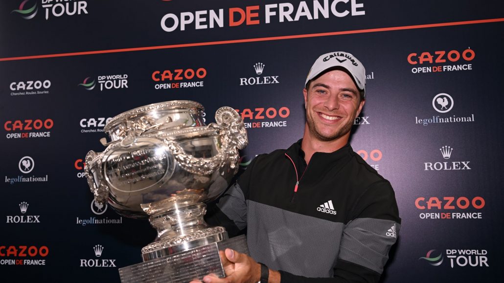 Guido Migliozzi Open de France trophy 25 Sep 2022